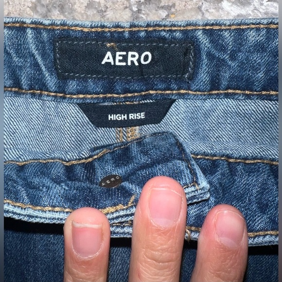 Aeropostale High Rise Denim Mini Skirt - Picture 3 of 5